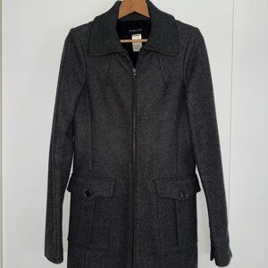 Patrizia Pepe Dark Gray Trench Coat